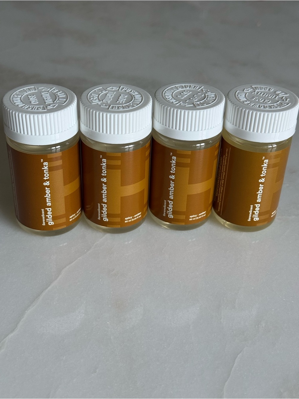 HOMEDICS | SERENESCENT GOLDED AMBER & TONKA DIFFUSER OIL